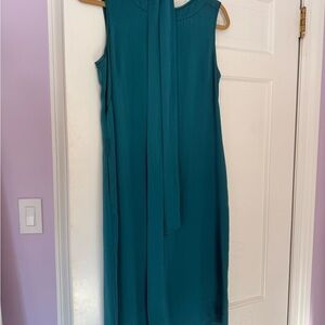 J. Crew Teal Midi Dress